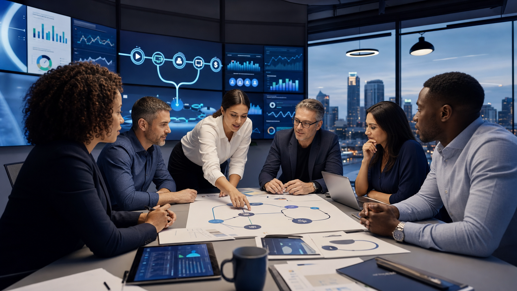 Integrated means strategy, creative, and media planned as one connected system — not five separate invoices.